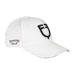 Casquette unisexe Equestro x FISE Blanc