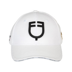 Casquette unisexe Equestro x FISE Blanc