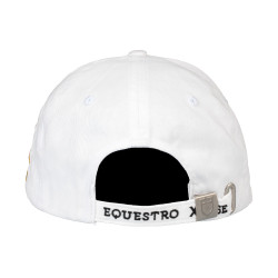 Casquette unisexe Equestro x FISE Blanc