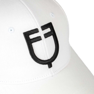 Casquette unisexe Equestro x FISE Blanc