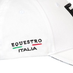 Casquette unisexe Equestro x FISE Blanc