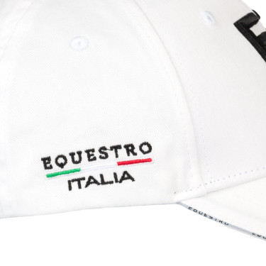 Casquette unisexe Equestro x FISE Blanc