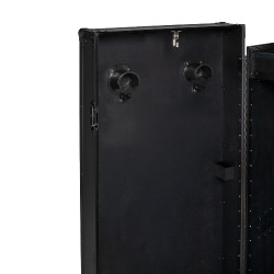 Casier de sellerie Equestro noir – matériel d’équitation 65×62×138