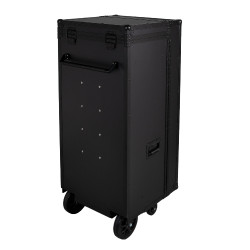 Casier de sellerie Equestro noir – matériel d’équitation 65×62×138