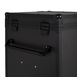 Casier de sellerie Equestro noir – matériel d’équitation 65×62×138