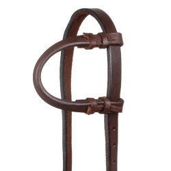 Westernhoofdstel Pool’s one-ear gespen German Buckles Geolied Bruin