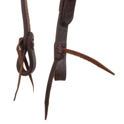 Western hoofdstel Lakota One Ear Geolied Bruin