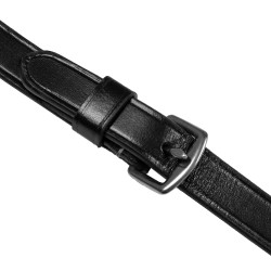 Bridon mexicain Supreme avec muserolle anatomique Noir
