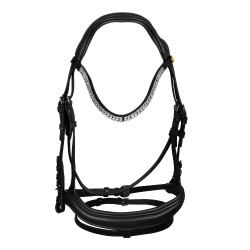 Bridon d’équitation Equestro Softy Cover avec rênes