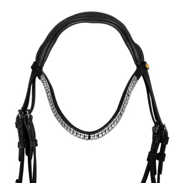 Bridon d’équitation Equestro Softy Cover avec rênes