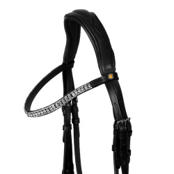 Bridon d’équitation Equestro Softy Cover avec rênes