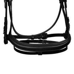 Bridon d’équitation Equestro Softy Cover avec rênes