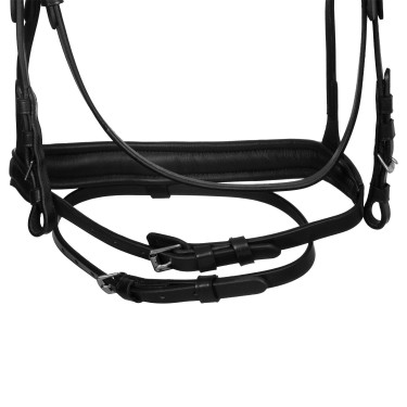 Bridon d’équitation Equestro Softy Cover avec rênes