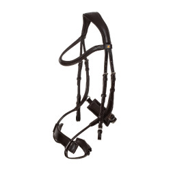 Bridon Comfitec Equestro anatomique en cuir Marron foncé