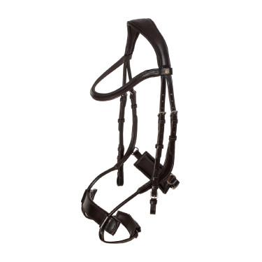 Bridon Comfitec Equestro anatomique en cuir Marron foncé