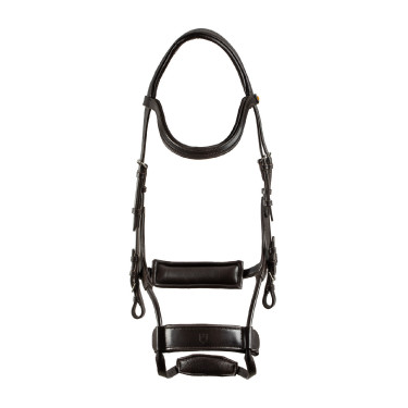 Bridon Comfitec Equestro anatomique en cuir Marron foncé