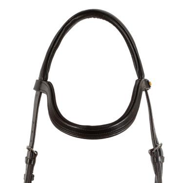 Bridon Comfitec Equestro anatomique en cuir Marron foncé