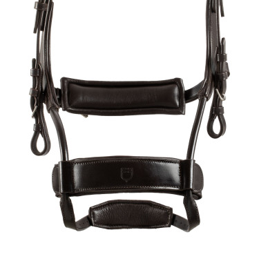 Bridon Comfitec Equestro anatomique en cuir Marron foncé