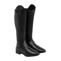Bottes enfant Supreme mollet large cuir lisse Noir