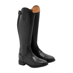 Bottes enfant Supreme mollet large à lacets Noir