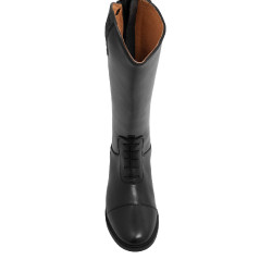 Bottes enfant Supreme mollet large à lacets Noir