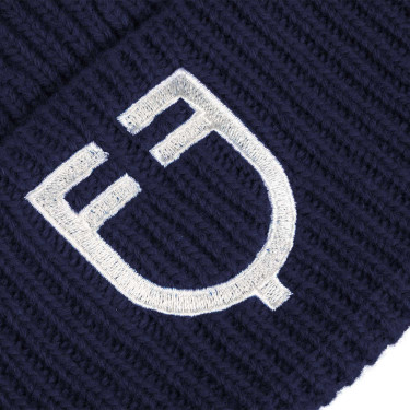 Uniseks ribgebreide muts Equestro x FISE Marineblazer Marineblauw Uniseks ribgebreide muts Equestro x FISE Marineblazer Marineblauw