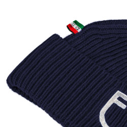 Uniseks ribgebreide muts Equestro x FISE Marineblazer Marineblauw Uniseks ribgebreide muts Equestro x FISE Marineblazer Marineblauw
