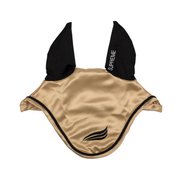Bonnet satin Supreme avec oreilles élastiques Beige