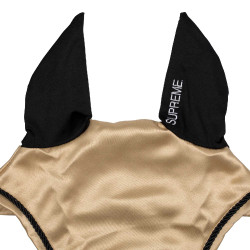 Bonnet satin Supreme avec oreilles élastiques Beige