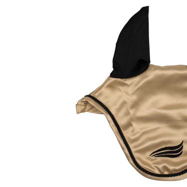 Bonnet satin Supreme avec oreilles élastiques Beige