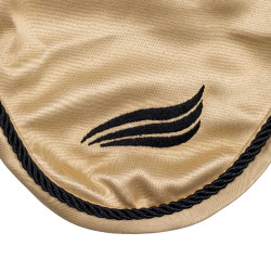 Bonnet satin Supreme avec oreilles élastiques Beige