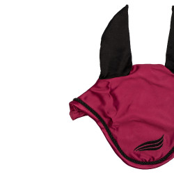 Bonnet satin Supreme avec oreilles élastiques Bordeaux