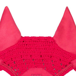 Oornet voor hobbyhorse Equestro Fuchsia Roze