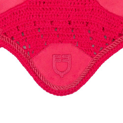 Oornet voor hobbyhorse Equestro Fuchsia Roze