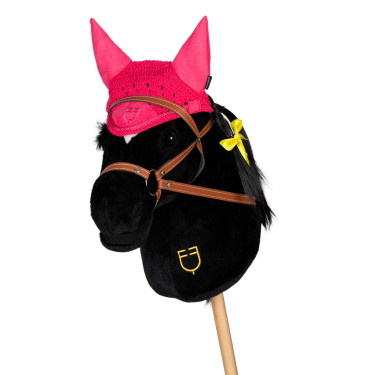 Bonnet pour hobby horse Equestro Fuchsia Rose Bonnet pour hobby horse Equestro Fuchsia Rose
