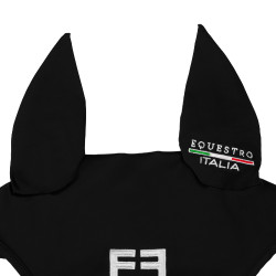 Equestro x FISE oornet van technische stof Zwart