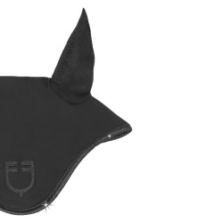 Bonnet Equestro Universe en tissu technique avec détails scintillants Noir