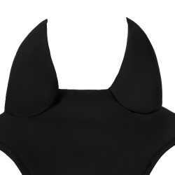 Equestro Silica oornetje met logo Zwart