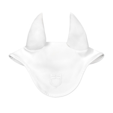 Bonnet Equestro Silica avec logo Blanc