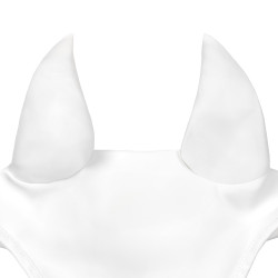 Equestro Silica oornetje met logo Wit
