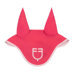 Bonnet Equestro matelassé Wave en tissu technique Chèvrefeuille / ballerine Rose