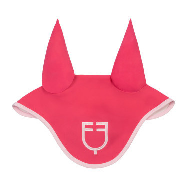 Bonnet Equestro matelassé Wave en tissu technique Chèvrefeuille / ballerine Rose