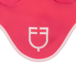 Bonnet Equestro matelassé Wave en tissu technique Chèvrefeuille / ballerine Rose