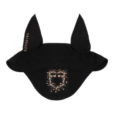 Bonnet Equestro en tissu technique avec logo en strass Noir Bonnet Equestro en tissu technique avec logo en strass Noir