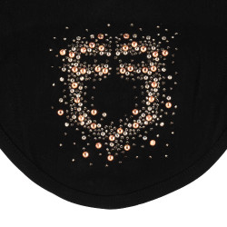 Bonnet Equestro en tissu technique avec logo en strass Noir Bonnet Equestro en tissu technique avec logo en strass Noir