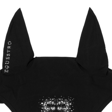 Bonnet Equestro en tissu technique avec logo en strass Noir / noir Bonnet Equestro en tissu technique avec logo en strass Noir / noir