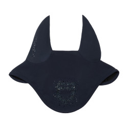 Bonnet Equestro en tissu technique avec logo en strass Marine blazer / marine blazer Bleu marine