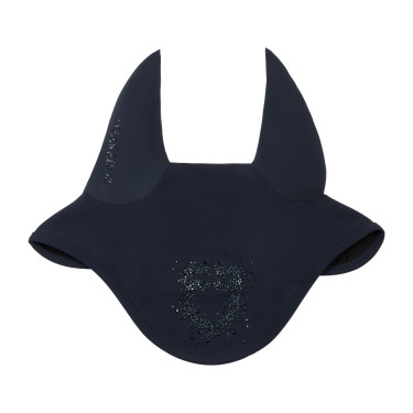 Bonnet Equestro en tissu technique avec logo en strass Marine blazer / marine blazer Bleu marine