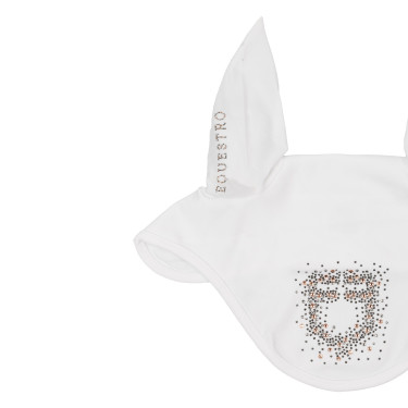 Bonnet Equestro en tissu technique avec logo en strass Blanc Bonnet Equestro en tissu technique avec logo en strass Blanc