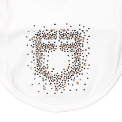 Bonnet Equestro en tissu technique avec logo en strass Blanc Bonnet Equestro en tissu technique avec logo en strass Blanc
